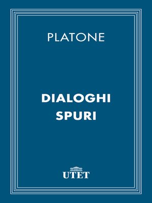 cover image of Dialoghi spuri